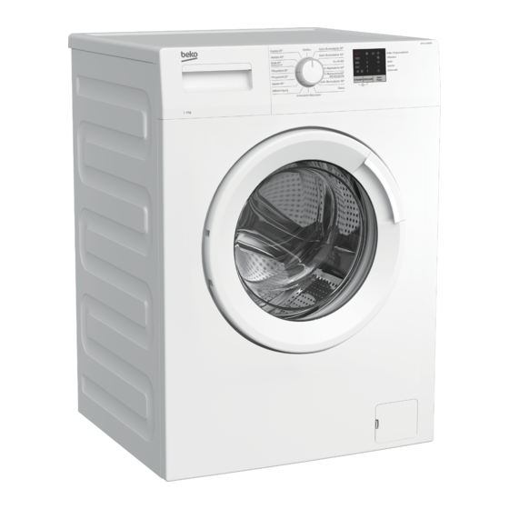 Beko WML61223EDR1 Bedienungsanleitung