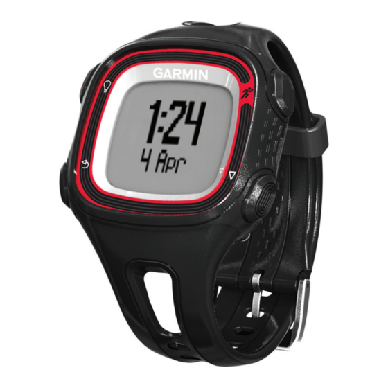 Garmin Forerunner 10 Benutzerhandbuch