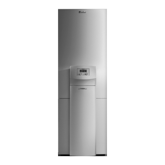 Vaillant geoTHERM plus Installationsanleitung