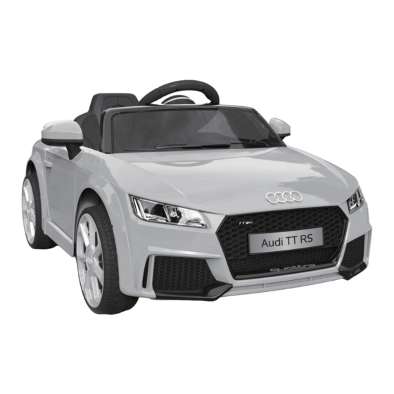 HOMCOM AUDI TT RS Roadster Bedienungsanleitung, Montageanleitung