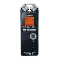 Yamaha POCKETRAK W24 Referenzhandbuch