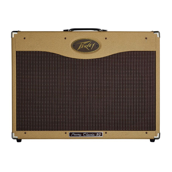 Peavey CLASSIC 50 212 Bedienungsanleitung