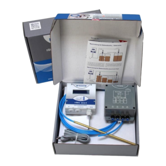 Tecson e-litro secu4 Installationsanweisung