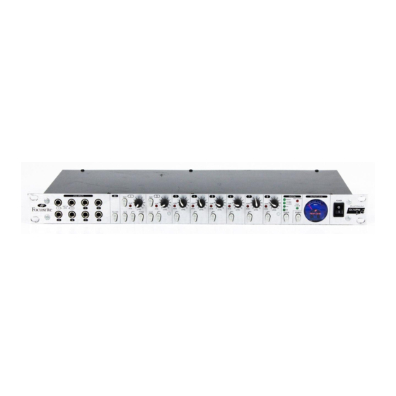 Focusrite OctoPre LE Bedienungsanleitung