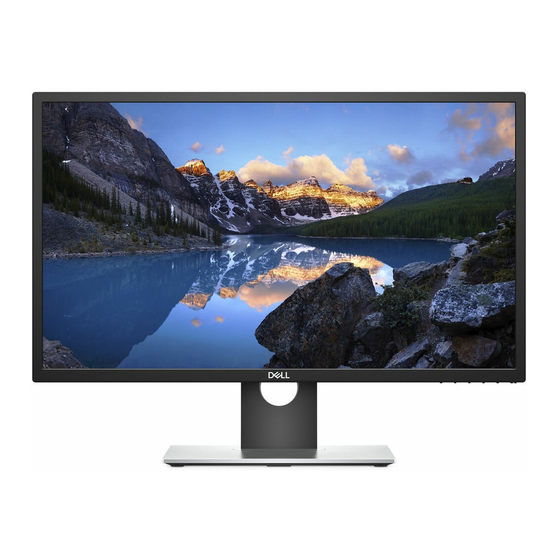 Dell UltraSharp UP2718Q Bedienungsanleitung