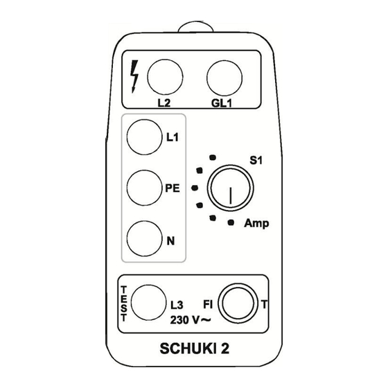 Elbro Schuki 2K Bedienungsanleitung