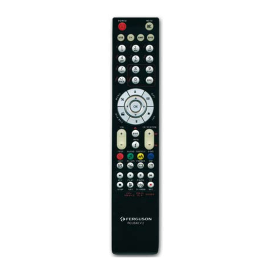 Ferguson RCU640v2 Benutzerhandbuch