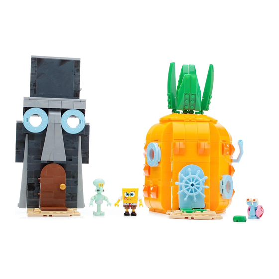 MEGA BLOKS Nickelodeon SpongeBob Squarepants CNF69 Bedienungsanleitung
