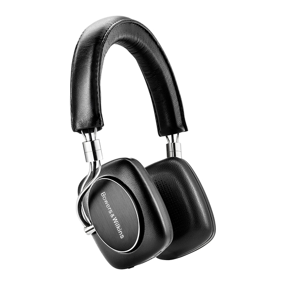 Bowers & Wilkins P5 Wireless Schnellstartanleitung
