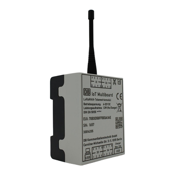 dB IoT Multiboard Gebrauchsanweisung