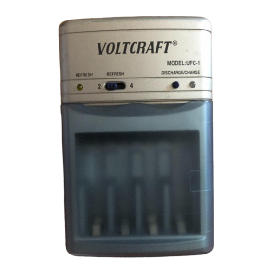 VOLTCRAFT UFC 1 Bedienanleitung