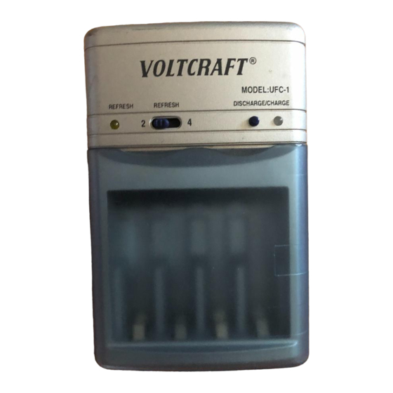 VOLTCRAFT UFC-1 Bedienungsanleitung