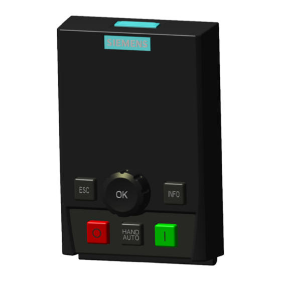 Siemens SINAMICS IOP Betriebsanleitung