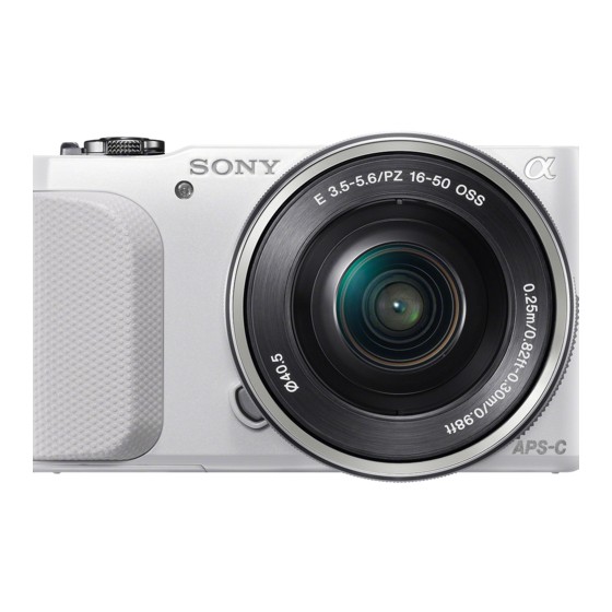 Sony alphaNEX-3N Handbuch