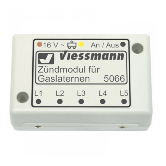 Viessmann 5066 Gebrauchsanleitung