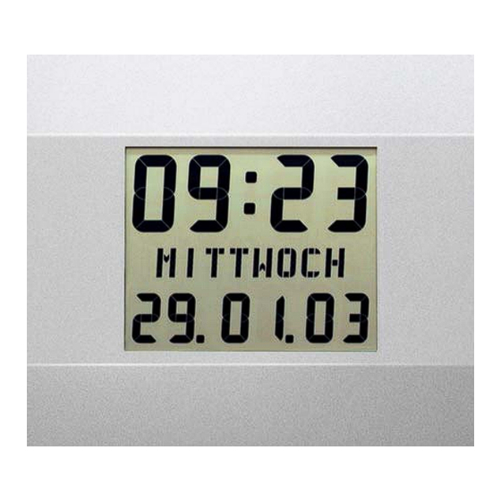 Bürk Mobatime DIGIDATE LC 500-CW Betriebsanleitung