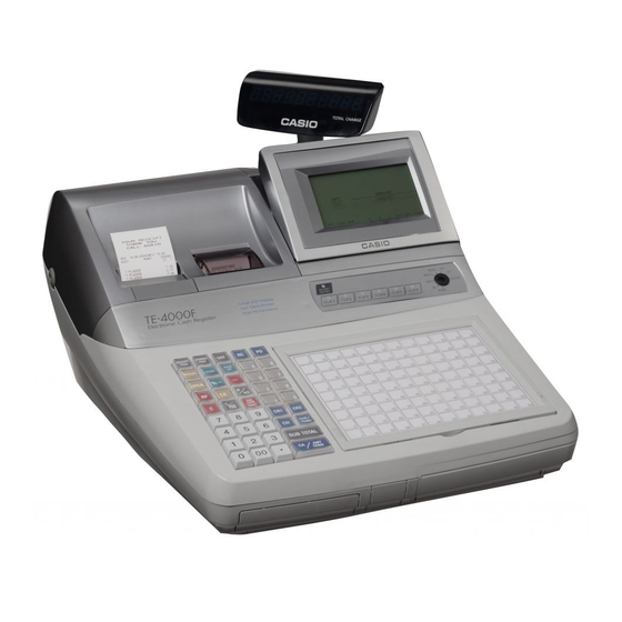 Casio TE-4000F Handbücher