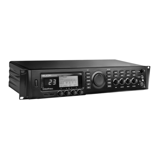 TC-Helicon VoicePrism Bedienungsanleitung