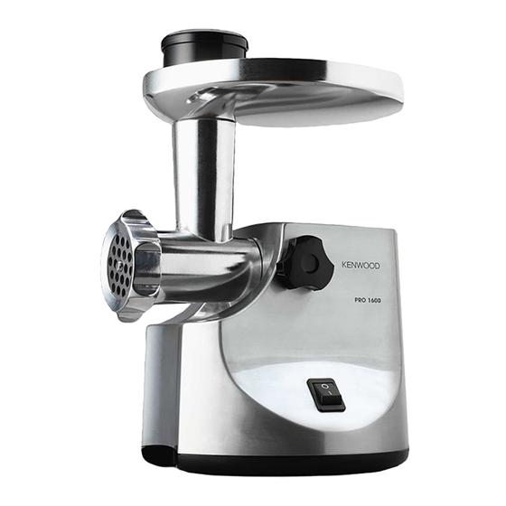 Kenwood MG510 Bedienungsanleitung