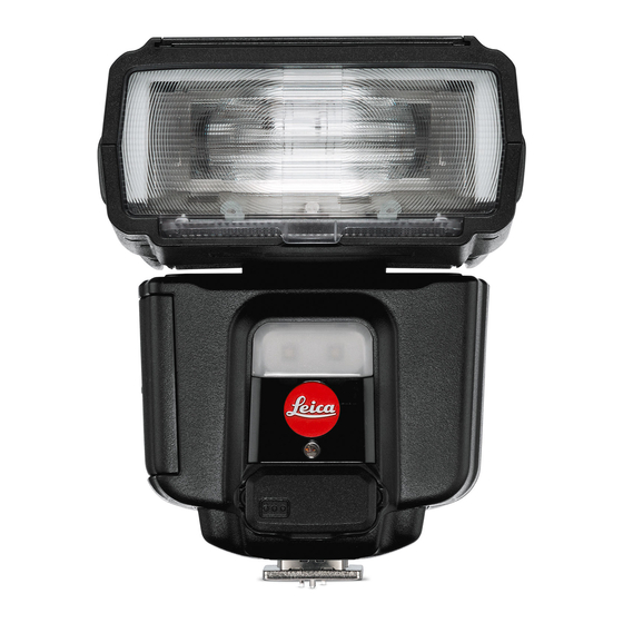 Leica SF 60 Anleitung