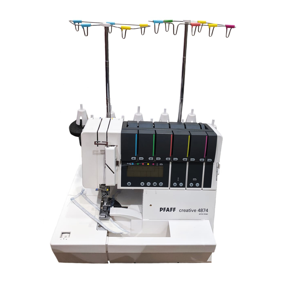 Pfaff Creative 4874 Gebrauchsanleitung