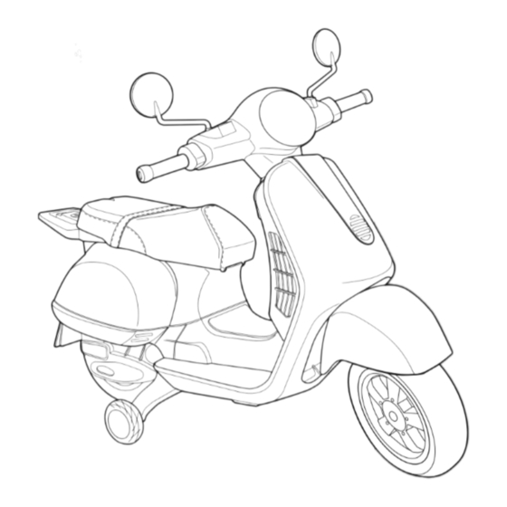 Peg Perego VESPA WINX IGMC0013 Gebrauch Und Wartung