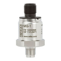Wika MG-1 Betriebsanleitung