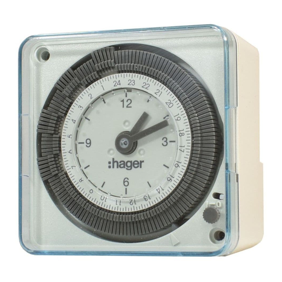 hager FLASH COMPACT 16000 Serie Bedienungsanleitung