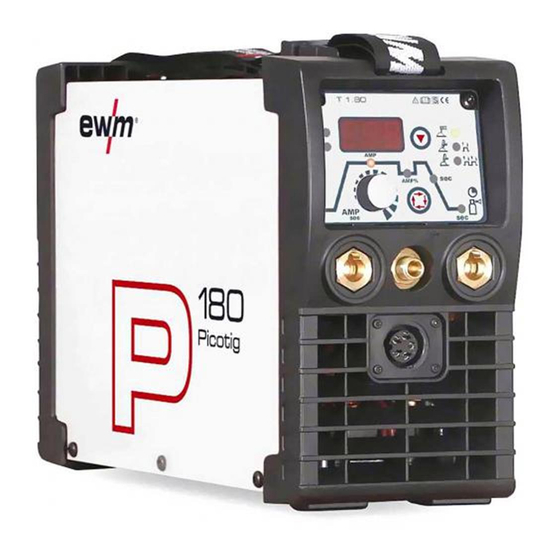EWM Picotig 180 Betriebsanleitung