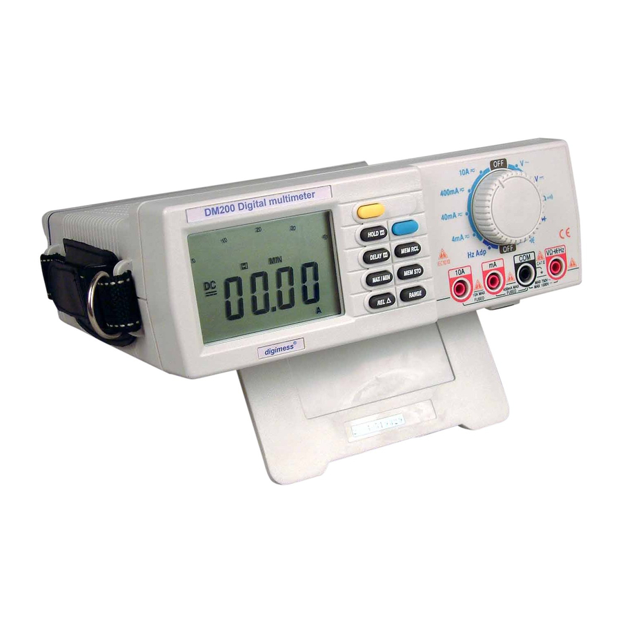 digimess DM200 Gebrauchsanweisung