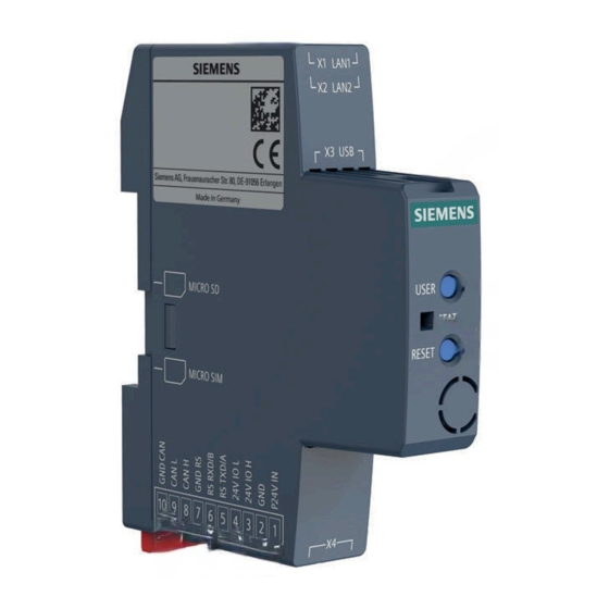 Siemens SIMATIC FDE Betriebsanleitung