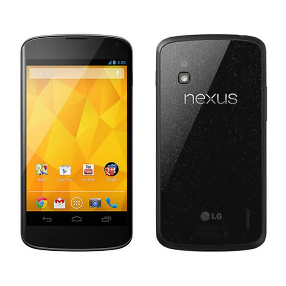 Google nexus 4 Kurzanleitung