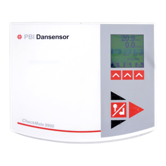 PBI Dansensor CheckMate 9900 Kurzbedienungsanleitung