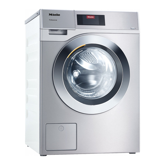 Miele PWM 908 Gebrauchs- Und Aufstellanweisung