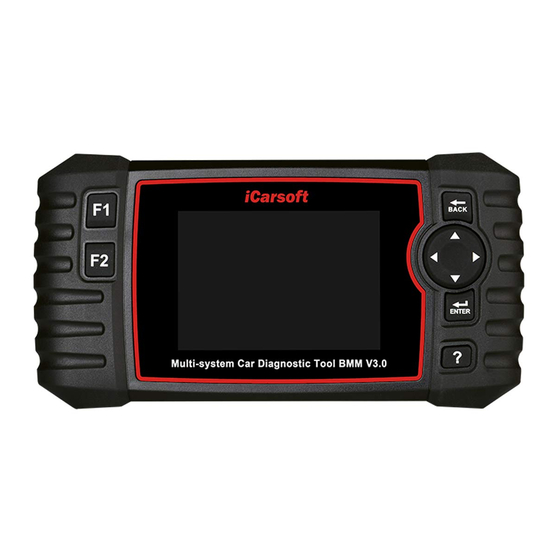iCarsoft BMM V3.0 Benutzerhandbuch