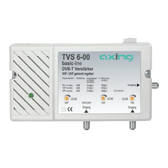 axing basic-line Betriebsanleitung