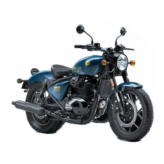 Royal Enfield SHOTGUN 650 2024 Bedienungsanleitung