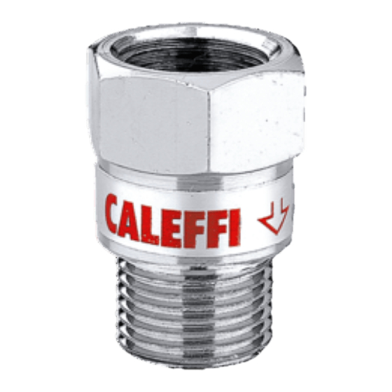 Caleffi 534 serie Installation