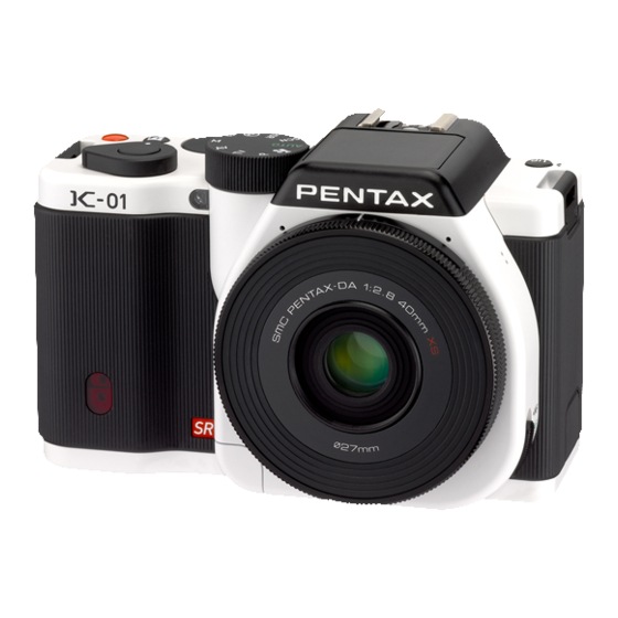 Pentax k-01 Kurzanleitung