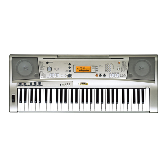 Yamaha psr-A300 Bedienungsanleitung