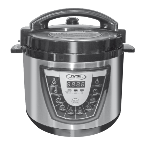 power Pressure Cooker XL Gebrauchsanleitung