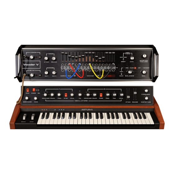 Arturia VOCODER V Bedienungsanleitung