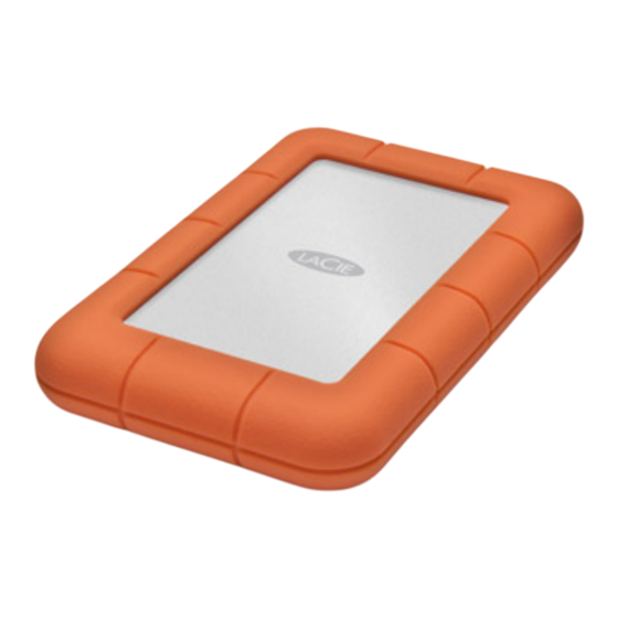 LaCie RUGGED THUNDERBOLT Benutzerhandbuch