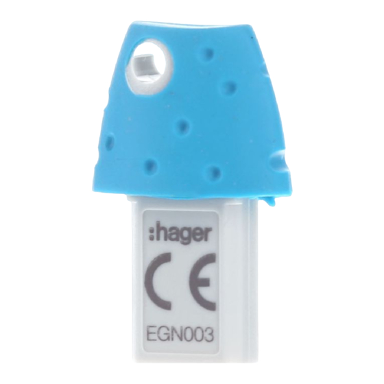 hager EGN003 Handbuch