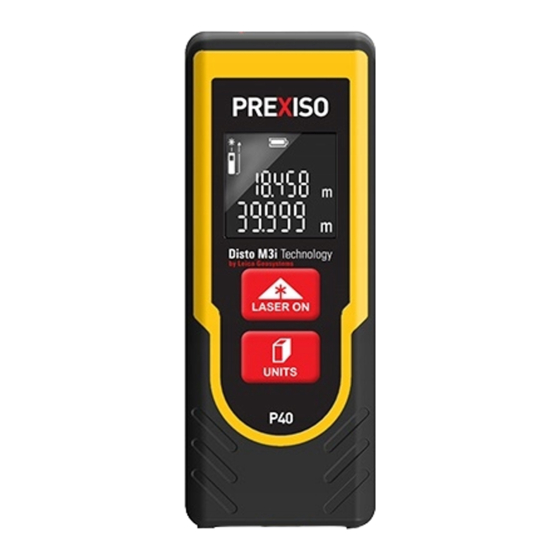 Leica Geosystems PREXISO P40 Bedienungsanleitung