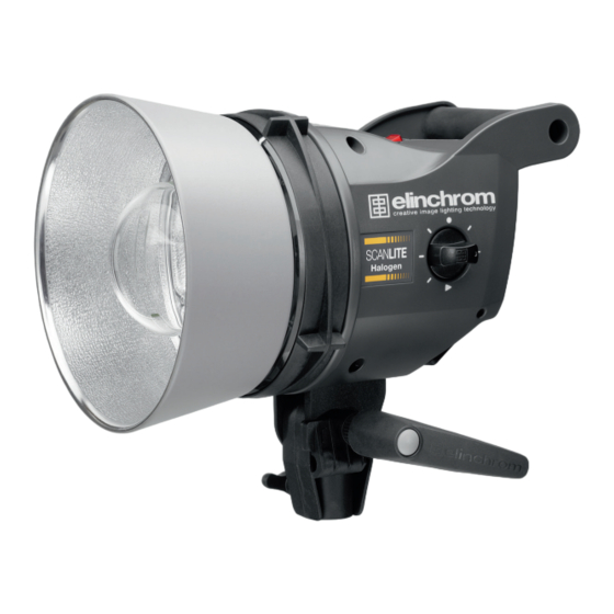 Elinchrom SCANLITE Halogen 20998 Gebrauchsanleitung