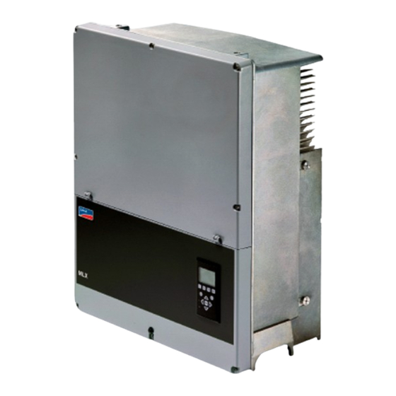 SMA Solar Technology MLX Series Projektierungshandbuch