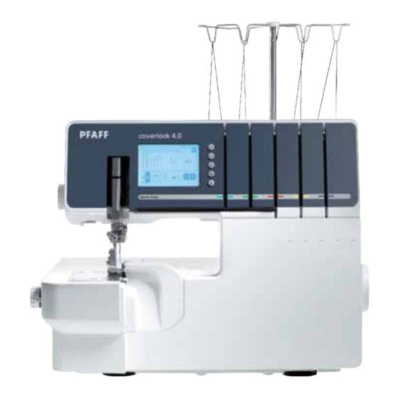 Pfaff coverlock 4.0 Gebrauchsanleitung