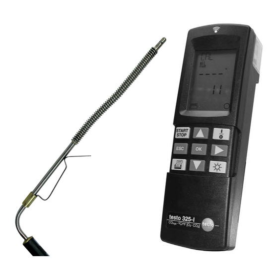 testo 325-I Bedienungsanleitung