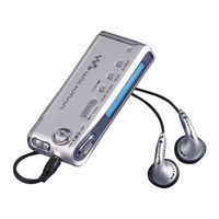 Sony Walkman NW-MS9 Bedienungsanleitung